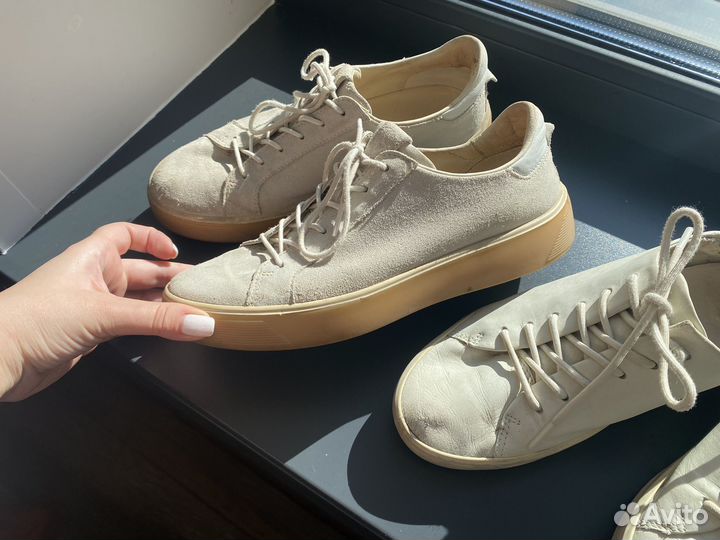 Кеды кожаные Ecco 38 правые