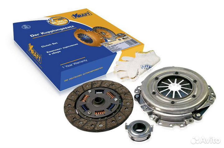 Сцепление в сборе ваз 1111 Kraft