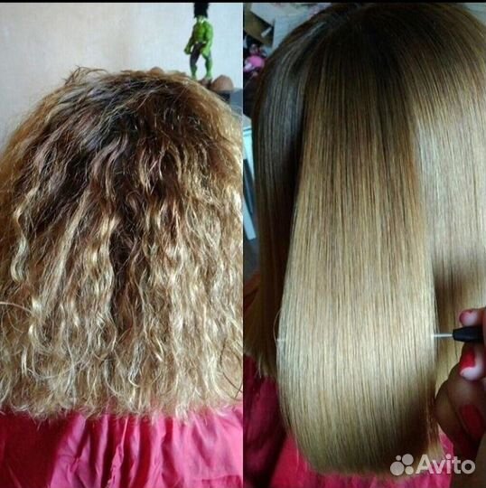 Кератин, стрижки, окрашивания