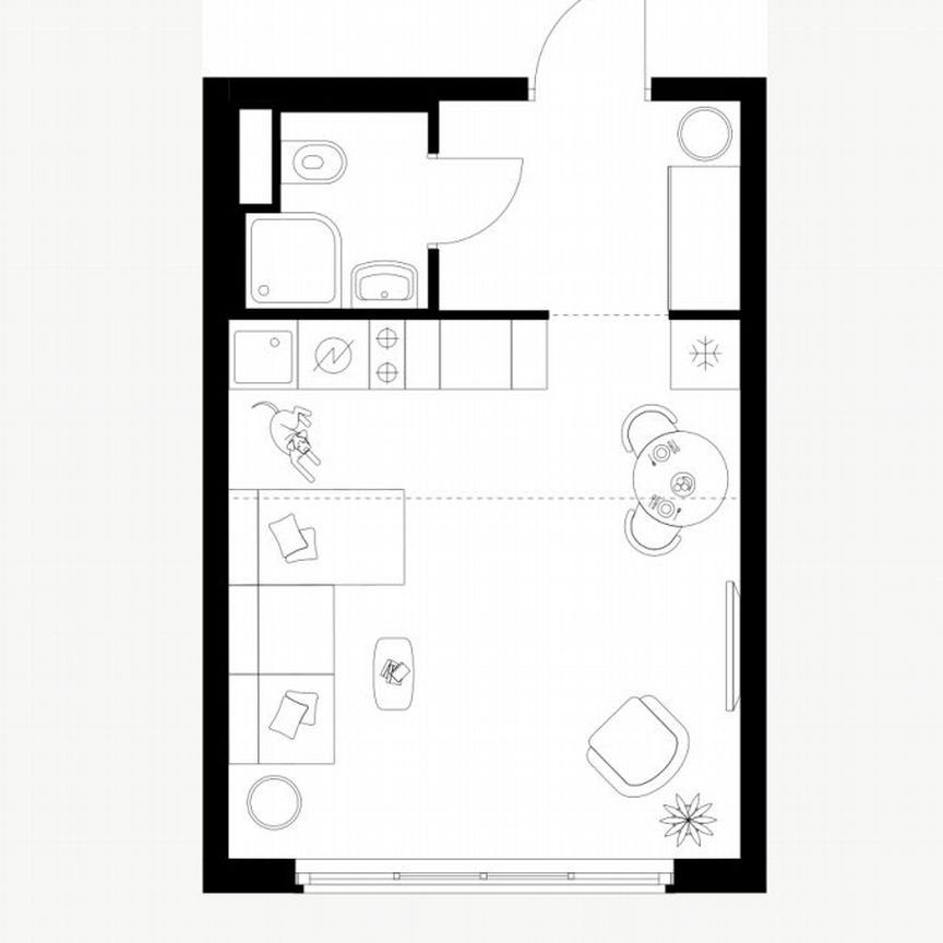 Квартира-студия, 26 м², 10/16 эт.