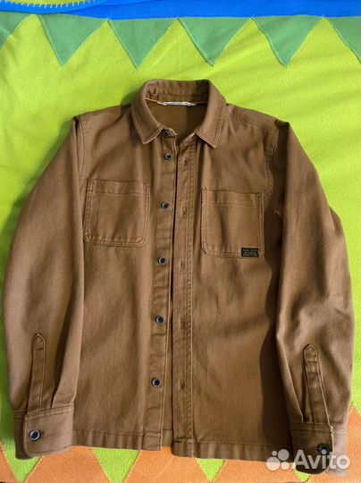 Джинсовая рубашка на мальчика р.146