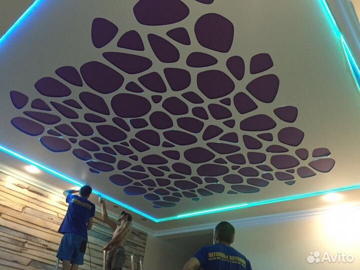 Потолочный ремонт под ключ