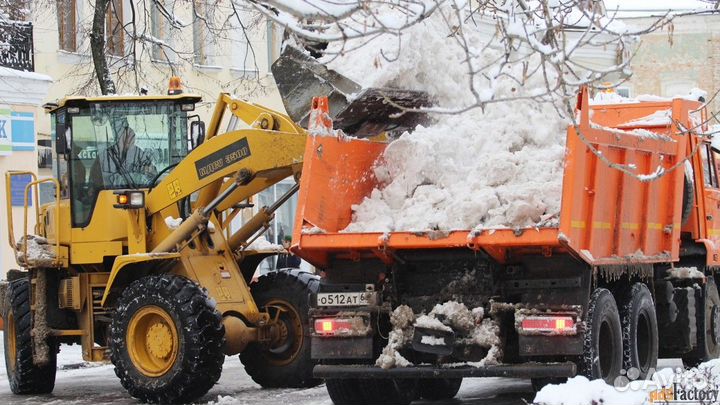 Уборка и вывоз снега с территории