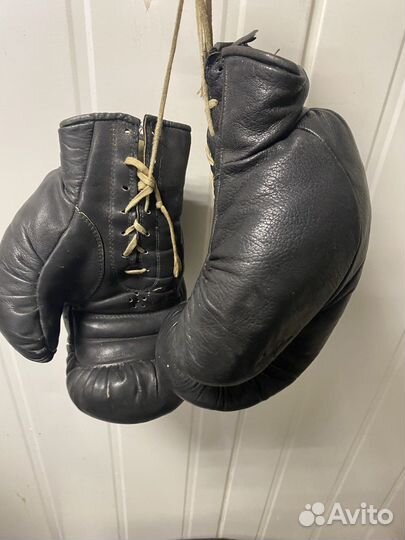 Боксерские перчатки СССР кожа