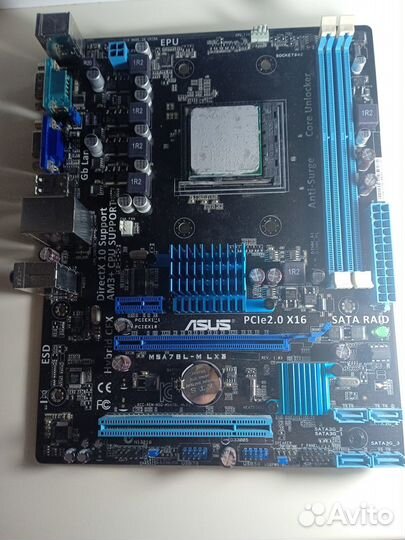 Asus m5a78l-m lx3 + cpu amd fx6300 6x 3500 мгц