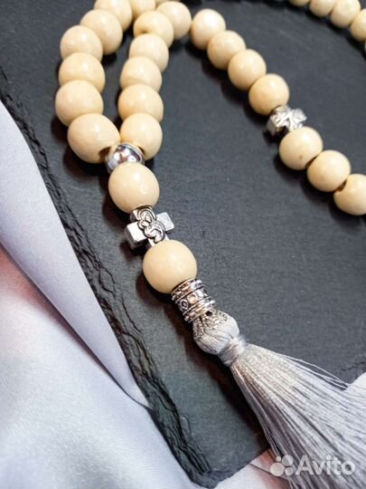 Православные деревянные чётки 40 зерен 12 мм