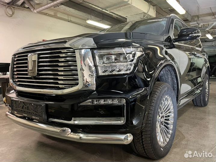 Защита переднего бампера для tank 500 двойная