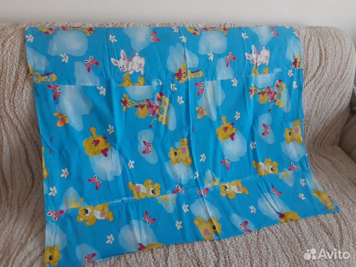 Одеяло детское байковое в кроватку + пододеяльники