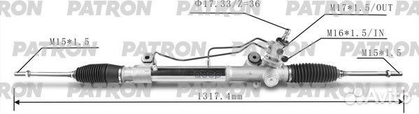 Рейка рулевая гидравлическая toyota: hilux III