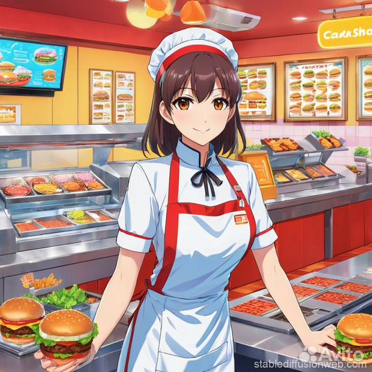 Кассир в бургерную обучением / Продавец без опыта