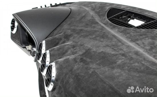 Самоклеящаяся алькантара темно-серая, графит