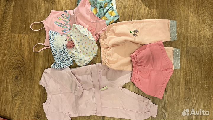Одежда для девочки пакетом 3-12 мес