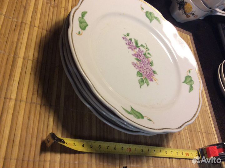 Тарелки мелкие закусочные. Дулево