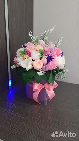 Мыльный букет ручной работы