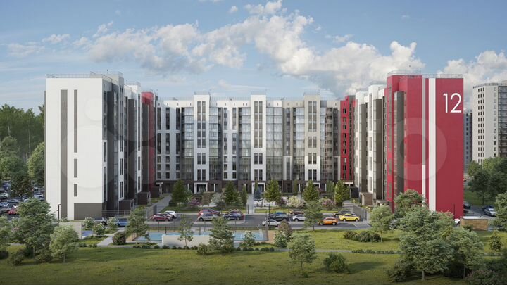 3-к. квартира, 71,6 м², 3/10 эт.