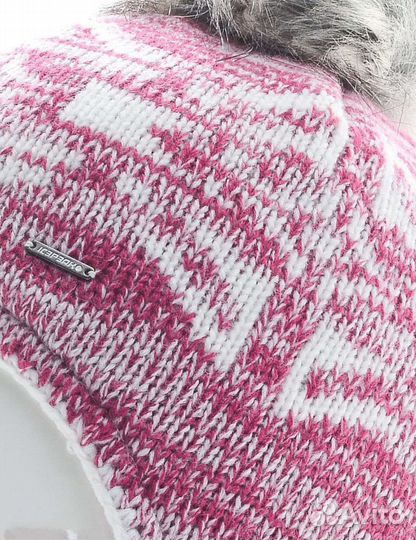 Шапка ушанка женская, очень тёплая