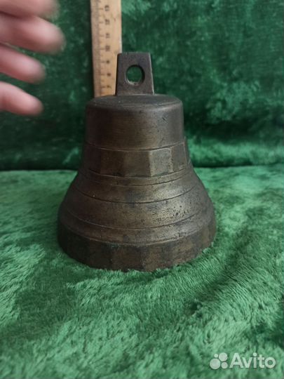 Колокольчик старинный с серебром #4