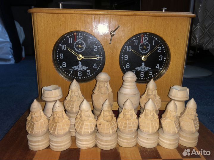Шахматы деревянные (ручной работы)