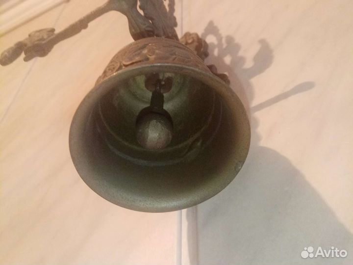 Колокольчик-рында дверной, бронза. Торг