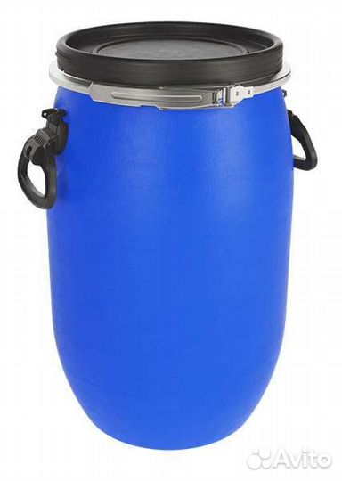 Бочка пластиковая зти Open Top 30 л с хомутом зажи