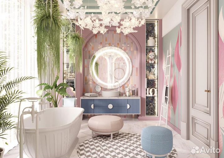 Дизайнер интерьера от 100 кв м