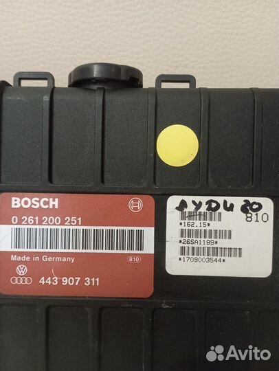 Эбу мозги на Audi 80 B3 0261200251