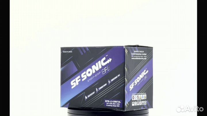 Аккумуляторы SF sonic EFB 72.0