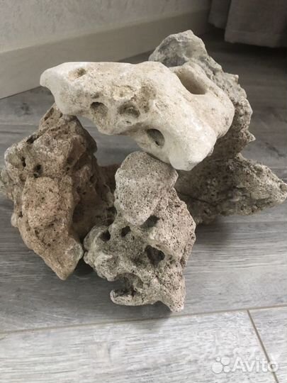 Грунт, декорация камни