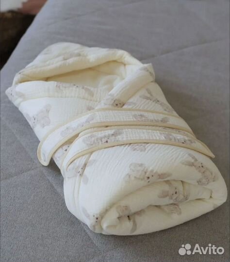 Конверт муслиновы на выписку