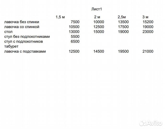 Садовая мебель, скамейка, стол, лавка