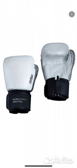 Перчатки для тайского бокса кожаные Decathlon