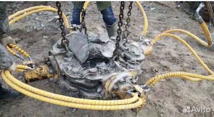 Механизированная срубка свай