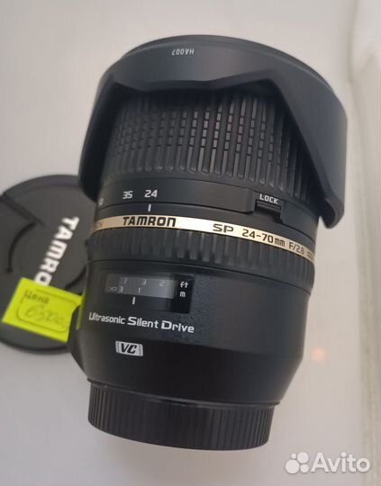 Объектив Tamron 24-70mm F 2,8 VC для Canon б/у