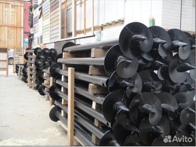 Винтовые сваи с установкой