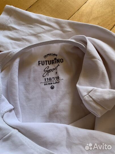 Купальник белый 110/116 на 3-6 лет