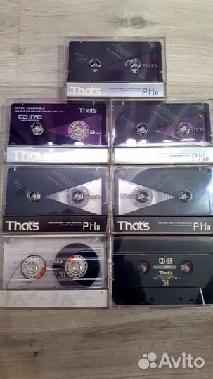 Аудиокассеты Thats,хром