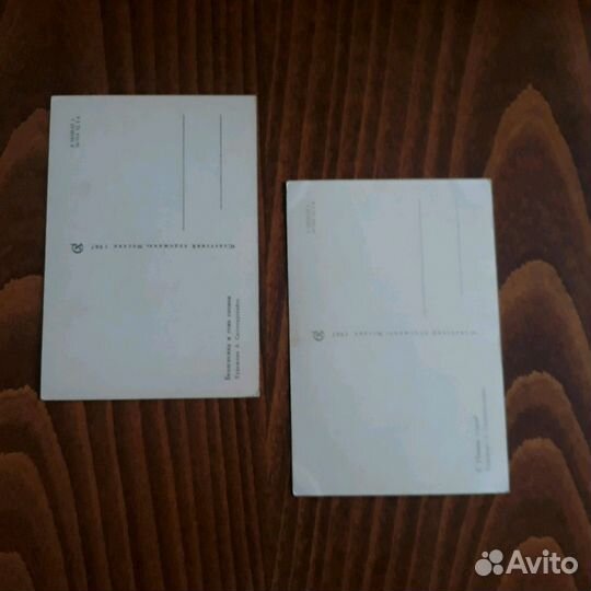 Чистые открытки СССР дети детские Литва Склютауска