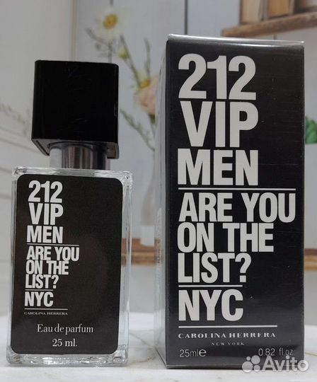 Carolina Herrera 212 VIP Men 25 мл миник