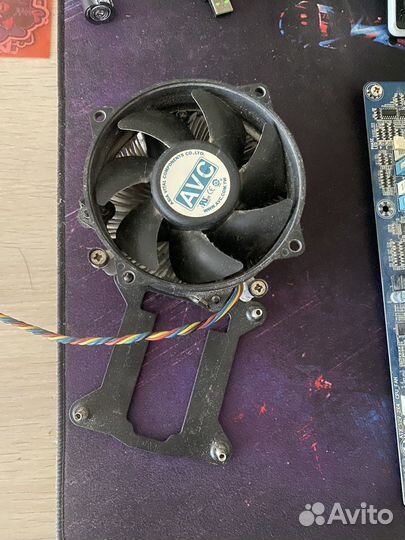 Материнская плата с процессором