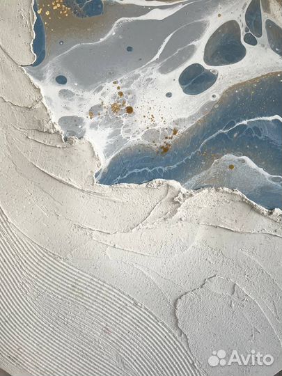 Интерьерная картина в смешанной технике