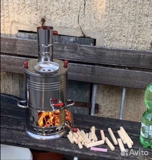 Самовар на дровах турецкий