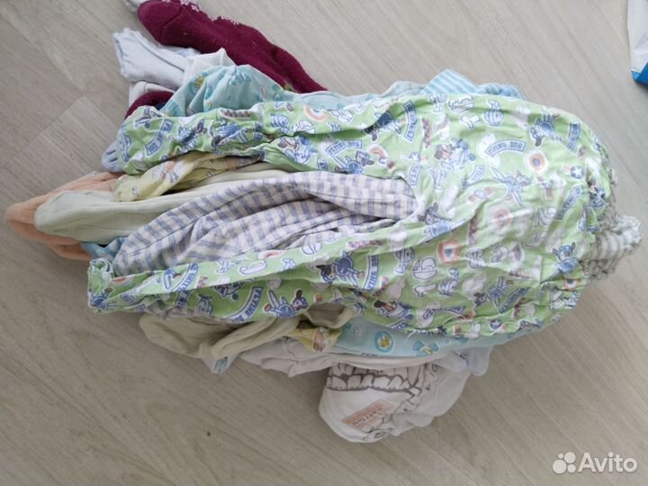 Детские вещи для мальчика, 2 больших пакета