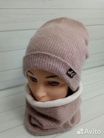 Шапка и снуд для девочки