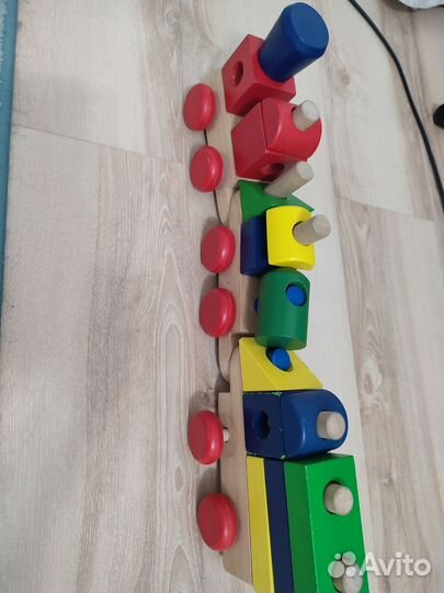 Развивающие деревянные игрушки