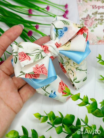Банты для волос ручной работы