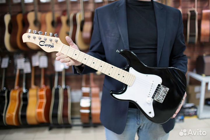 Электрогитара Caraya (Для левши) + Аксессуары
