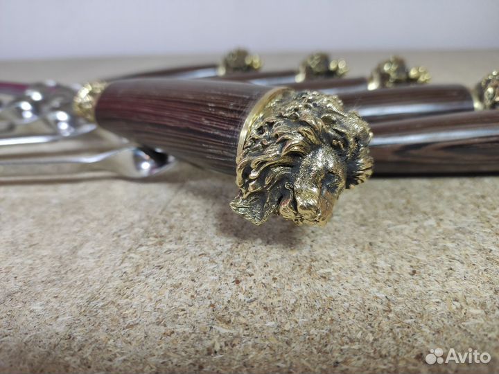 Подарочные шампура с головой Льва