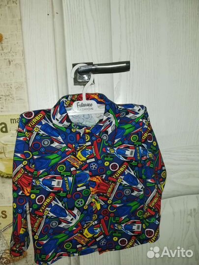 Рубашка на мальчика 92