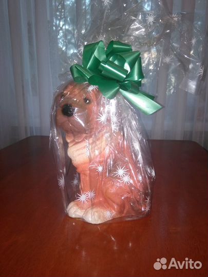 Статуэтка-копилка собака