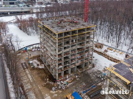 Ход строительства Академика Павлова 1 квартал 2022